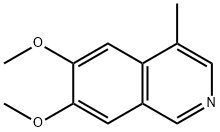 Isoquinoline, 6,7-dimethoxy-4-methyl- (8CI,9CI)分子式结构图