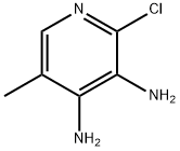 4,5-二氨基-6-氯-3-甲基吡啶分子式结构图