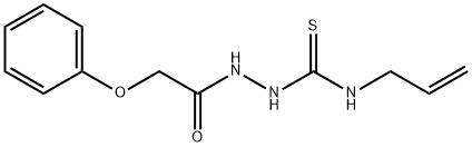 3-[2-(苯氧基)乙酰氨基]-1-丙-2-烯基-硫脲分子式结构图