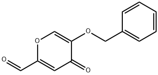 5-(苄氧基)-4-氧代-4H-吡喃-2-甲醛分子式结构图