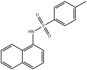 4-甲基-N-(1-萘基)苯磺酰胺分子式结构图