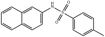 4-Methyl-N-(naphthalen-2-yl)benzenesulfonaMide分子式结构图