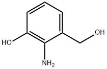 2-氨基-3-(羟甲基)苯酚分子式结构图