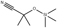 2-甲基-2-[(三甲基甲硅烷基)氧代]丙腈分子式结构图