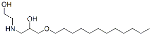 1-(dodecyloxy)-3-[(2-hydroxyethyl)amino]propan-2-ol分子式结构图