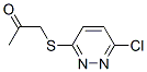 1-[(6-Chloro-3-pyridazinyl)thio]propan-2-one分子式结构图