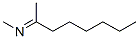 N-(1-Methylheptylidene)methylamine分子式结构图