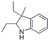 2,3-Diethyl-3-methylindoline分子式结构图