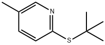 2-(tert-Butylthio)-5-methylpyridine分子式结构图