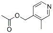 3-Methyl-4-pyridinemethanol acetate分子式结构图