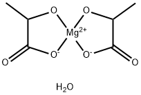 Magnesium 2-hydroxypropanoate trihydrate分子式结构图