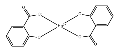 Bis(salicylato)mercury(II)分子式结构图