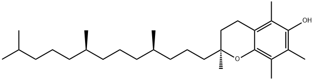 (2S, 4'R, 8'R)-α-Tocopherol分子式结构图