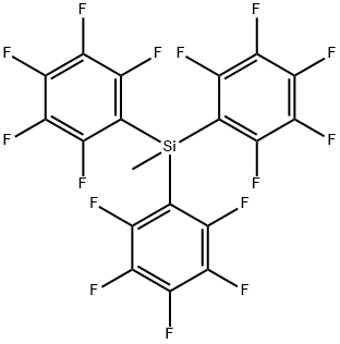 METHYLTRIS(PENTAFLUOROPHENYL)SILANE分子式结构图