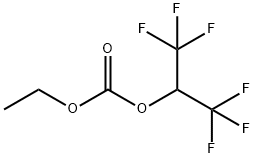 乙基六氟异丙基碳酸酯分子式结构图