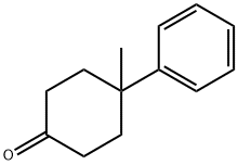 4-甲基-4-苯基环己酮分子式结构图