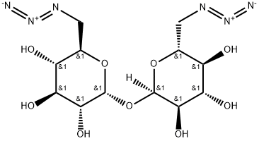 6,6'-二叠氮基-6,6'-二脱氧海藻糖分子式结构图