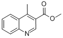 METHYL 4-METHYLQUINOLINE-3-CARBOXYLATE分子式结构图