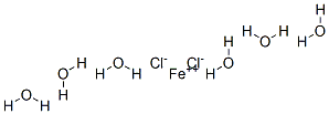 Iron(II) chloride hexahydrate分子式结构图