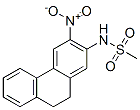 N-(9,10-Dihydro-3-nitrophenanthren-2-yl)methanesulfonamide分子式结构图