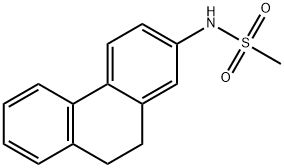 N-(9,10-Dihydro-phenanthren-2-yl)-methanesulfonamide分子式结构图