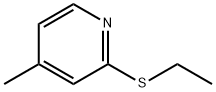 2-Ethylthio-4-methylpyridine分子式结构图