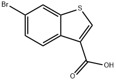 6-溴苯并[B]噻吩-3-羧酸分子式结构图