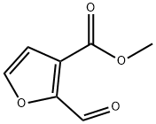 2-甲酰基呋喃-3-羧酸甲酯分子式结构图