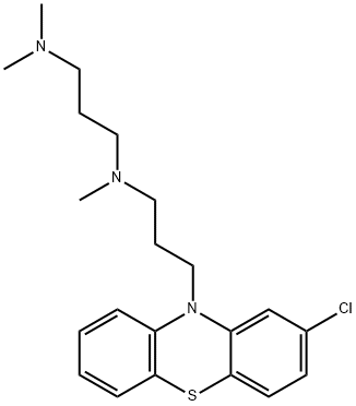 氯丙嗪杂质 B分子式结构图