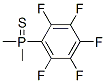 Dimethyl(pentafluorophenyl)phosphine sulfide分子式结构图