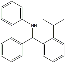 2-(1-Methylethyl)-N,α-diphenylbenzenemethanamine分子式结构图