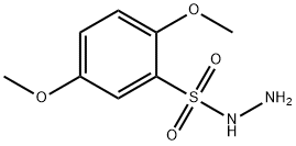 2,5-二甲氧基苯磺酰肼分子式结构图