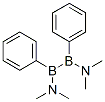 N,N,N',N'-Tetramethyl-1,2-diphenyl-1,2-diboraethane-1,2-diamine分子式结构图