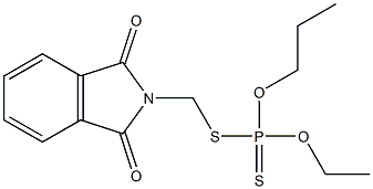 Phosphorodithioic acid=S-[(1,3-dihydro-1,3-dioxo-2H-isoindol-2-yl)methyl]=O-ethyl=O-propyl ester分子式结构图