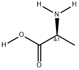 L-丙氨酸-D3氘代分子式结构图