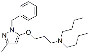 N-[3-(2-benzyl-5-methyl-pyrazol-3-yl)oxypropyl]-N-butyl-butan-1-amine分子式结构图