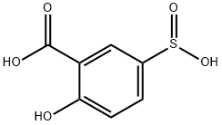 2-Hydroxy-5-sulfinobenzoic acid分子式结构图