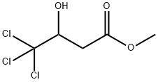 METHYL 3-HYDROXY-4,4,4-TRICHLOROBUTYRATE)分子式结构图