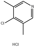 4-氯-3,5-二甲基吡啶分子式结构图