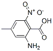 Benzoic acid, 2-amino-4-methyl-6-nitro- (9CI)分子式结构图