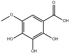 Benzoic acid, 2,3,4-trihydroxy-5-methoxy- (9CI)分子式结构图