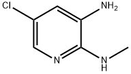 5-氯-N2-甲基吡啶-2,3-二胺分子式结构图