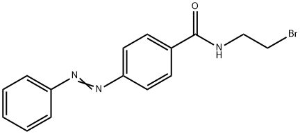 N-(2-Bromoethyl)-p-(phenylazo)benzamide分子式结构图