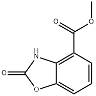 2-氧代-2,3-二氢苯并[D]噁唑-4-羧酸甲酯分子式结构图