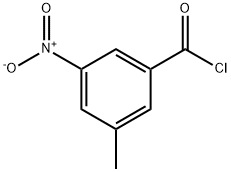 Benzoyl chloride, 3-methyl-5-nitro- (9CI)分子式结构图