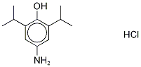 4-氨基丙泊酚盐酸盐分子式结构图