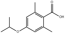 4-异丙氧基-2,6-二甲基苯甲酸分子式结构图