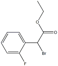 ethyl 2-broMo-2-(2-fluorophenyl)acetate分子式结构图