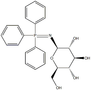 N-(Β-D-吡喃葡萄糖基)三苯基膦酰亚胺分子式结构图