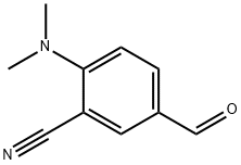 2-(二甲基氨基)-5-甲酰苯甲腈分子式结构图